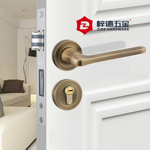 鋅合金分體磁吸室內(nèi)門鎖606872